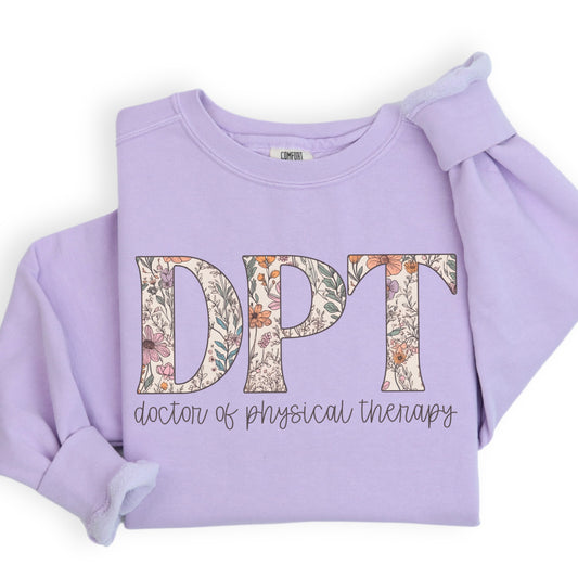 Floral DPT Sweatshirt