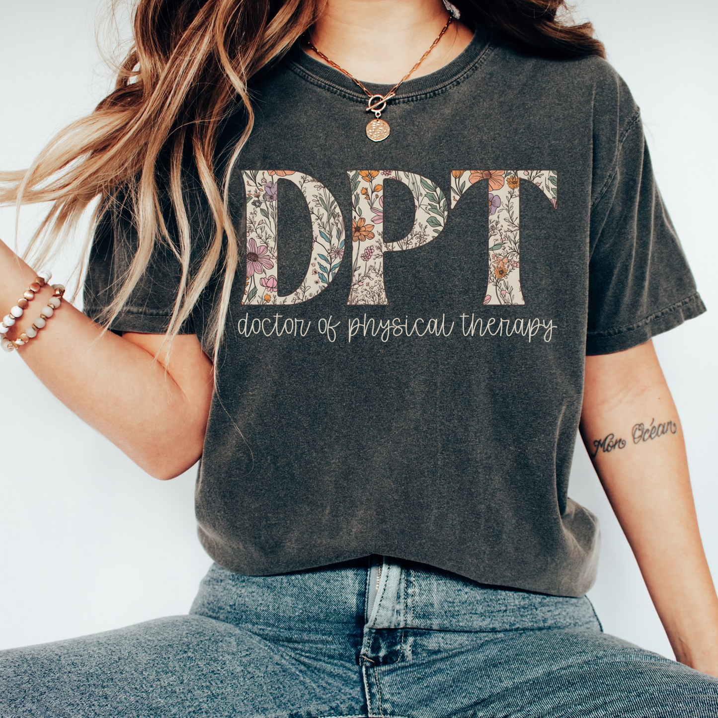 Floral DPT Shirt