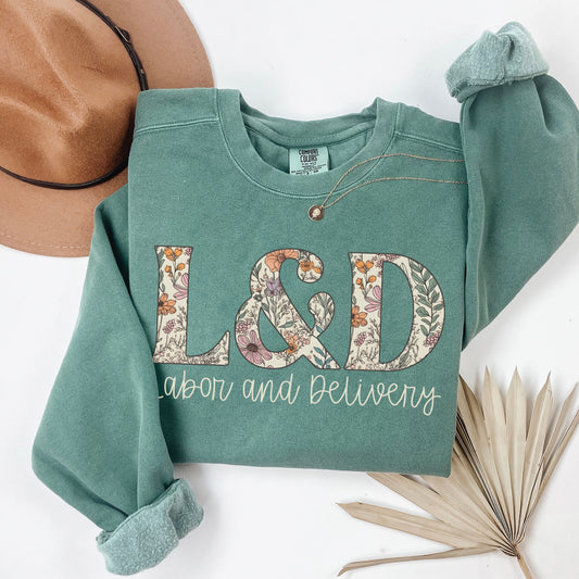 CC Floral L&D Sweatshirt