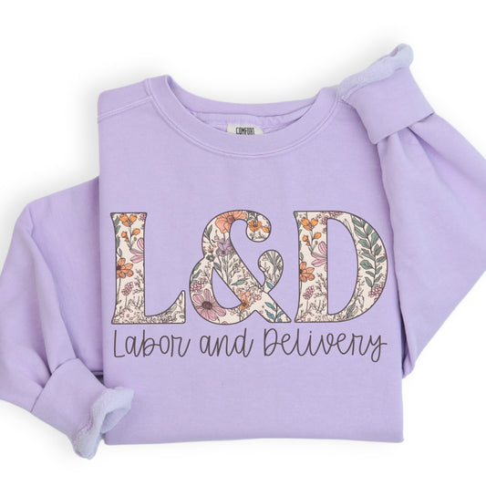 CC Floral L&D Sweatshirt