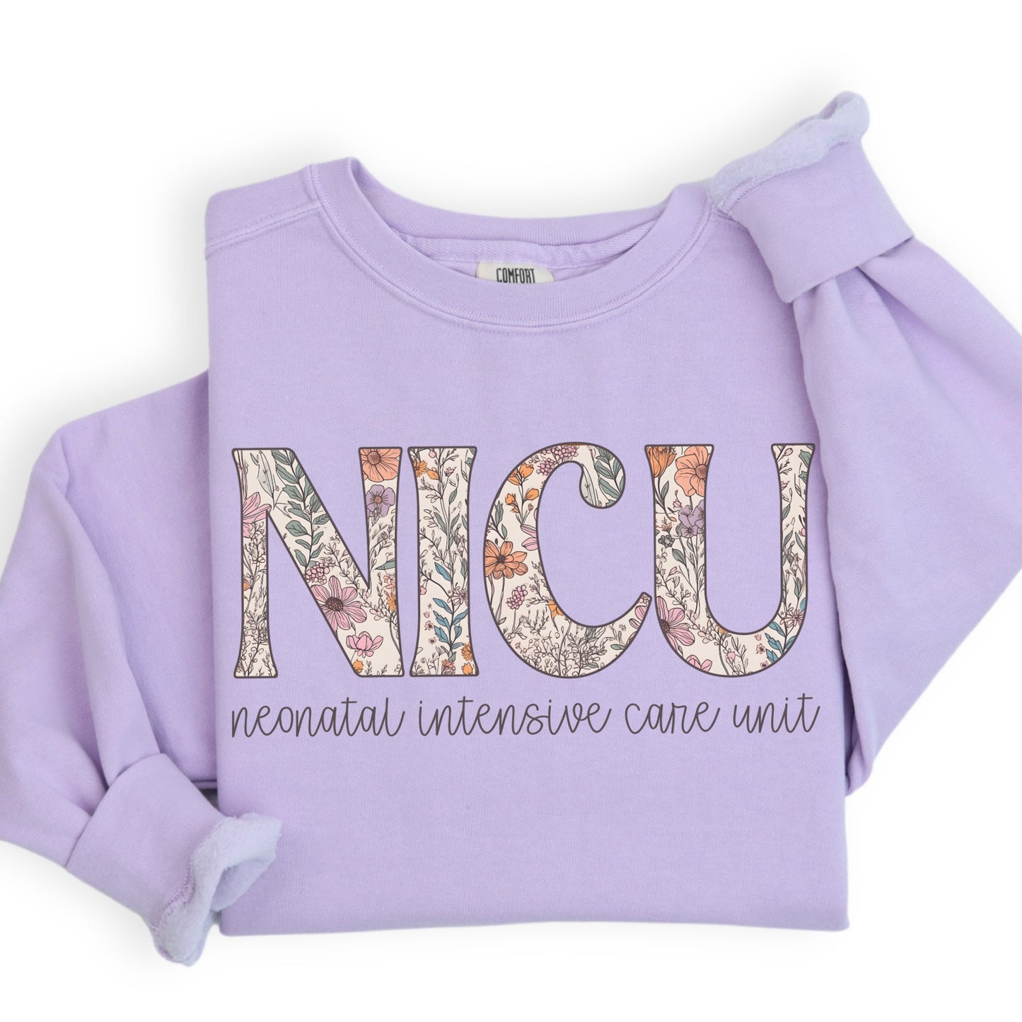 Floral NICU Sweatshirt