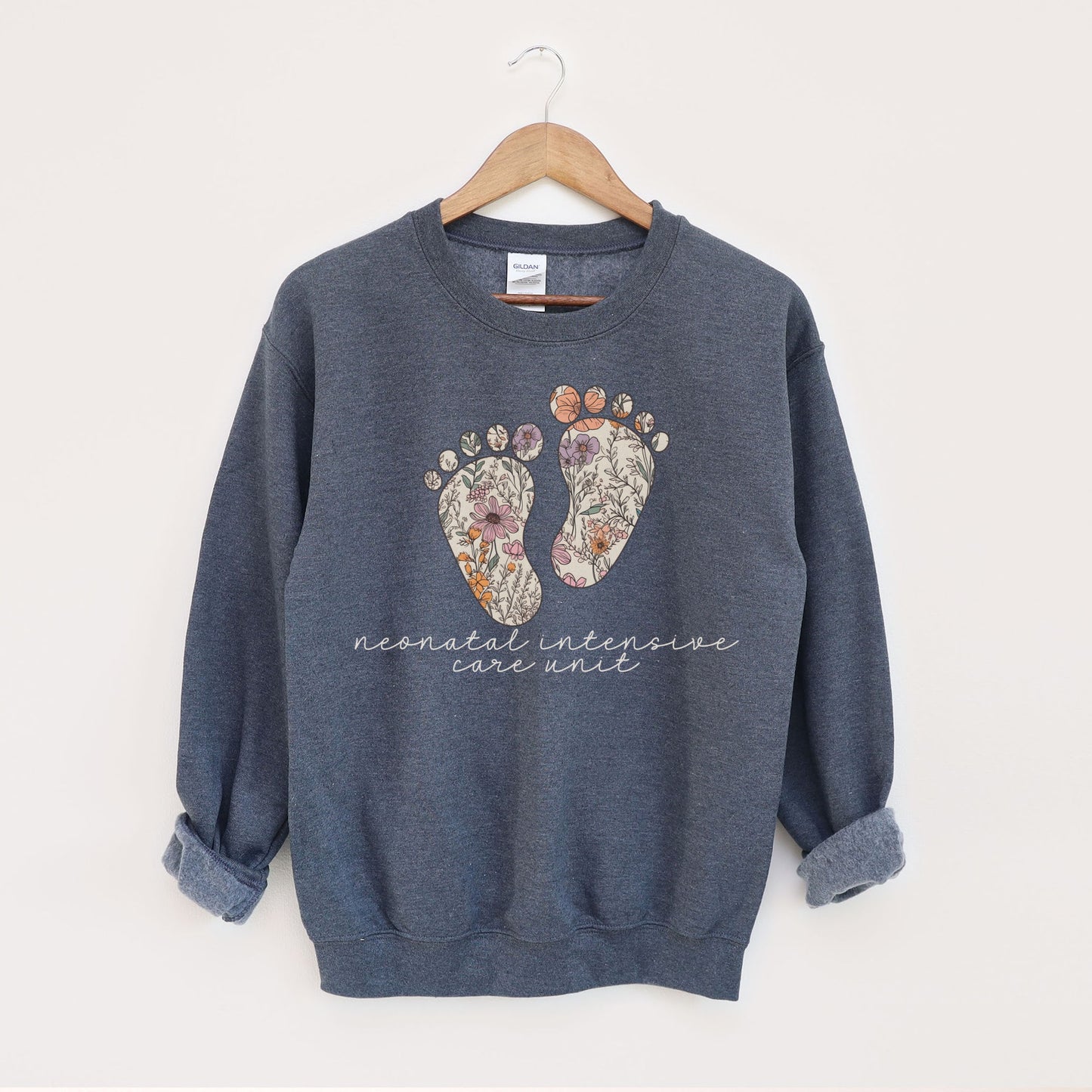 Floral NICU Sweatshirt