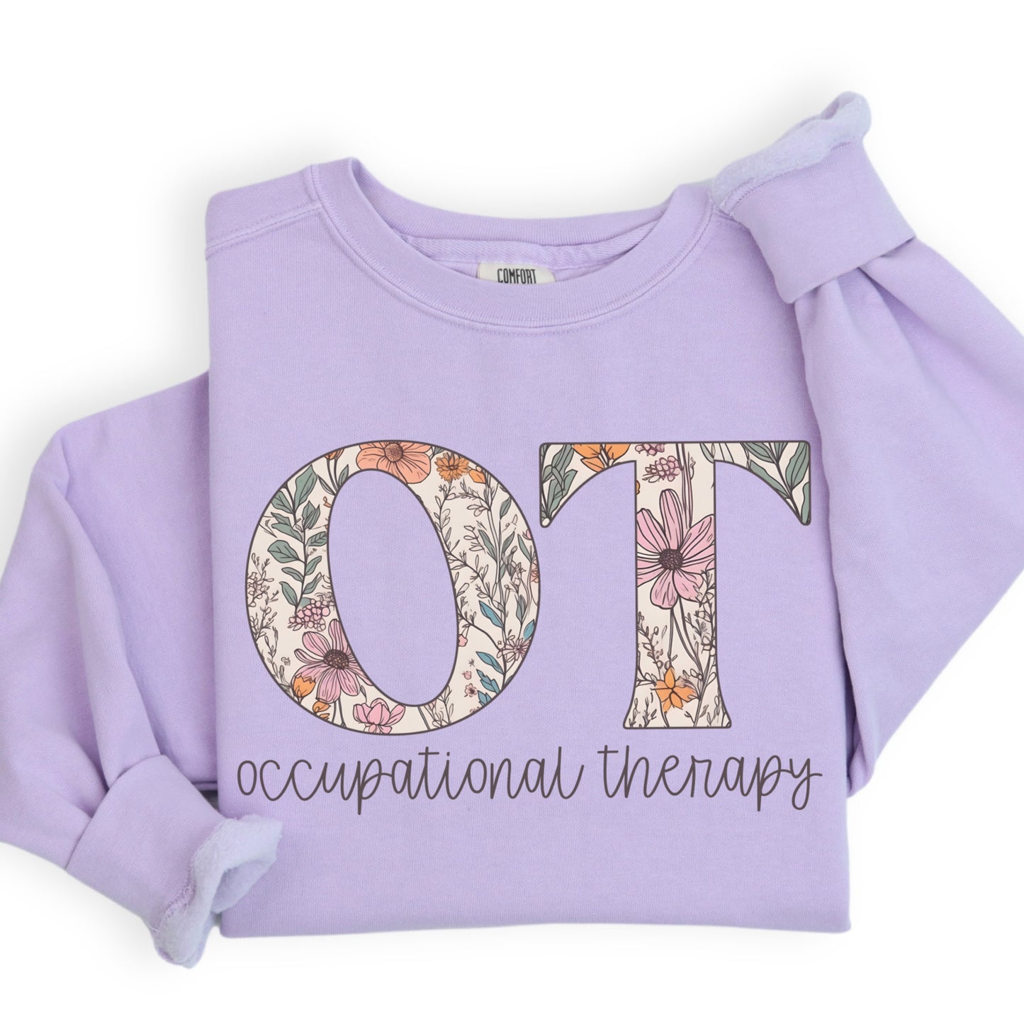 Comfort Colors® Floral OT Sweatshirt