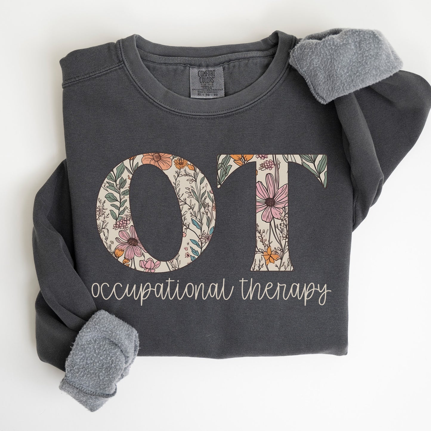 Comfort Colors® Floral OT Sweatshirt