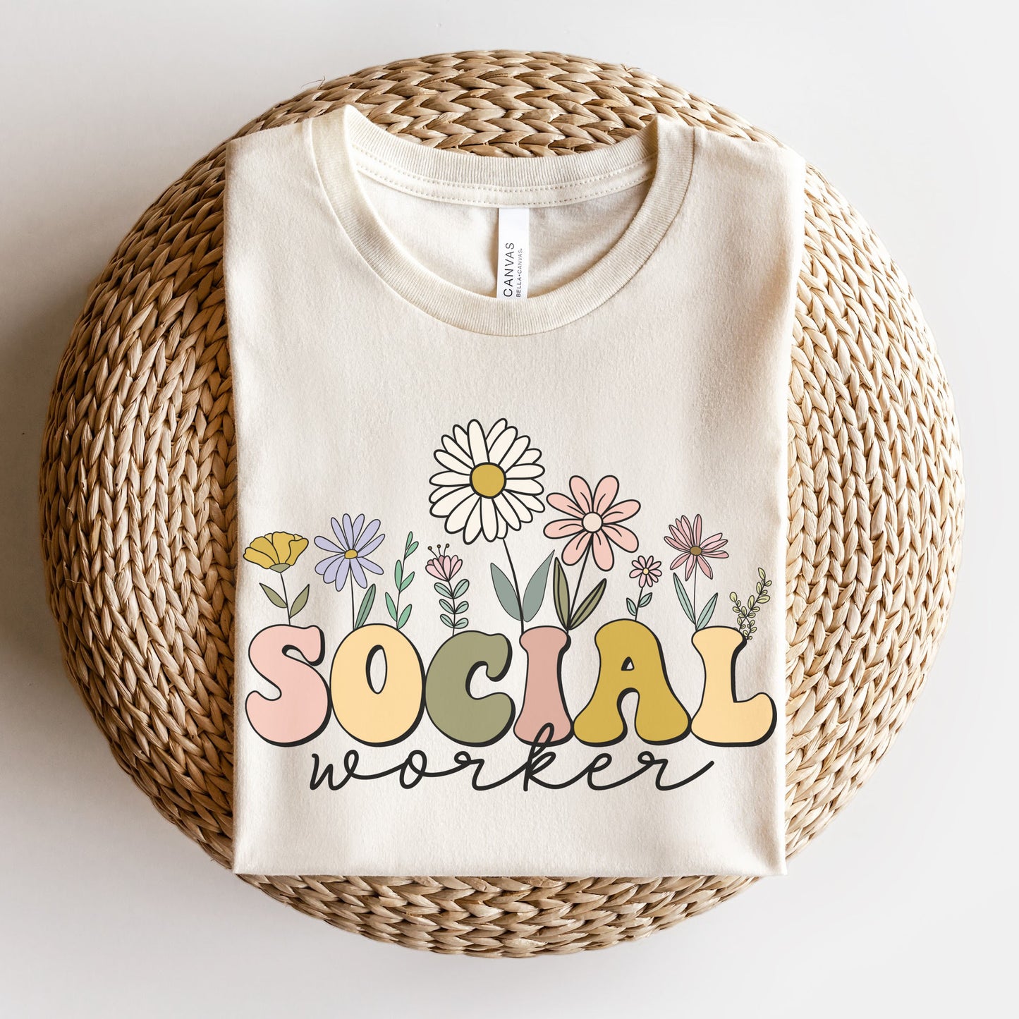 Wildflowers Social Worker Shirt