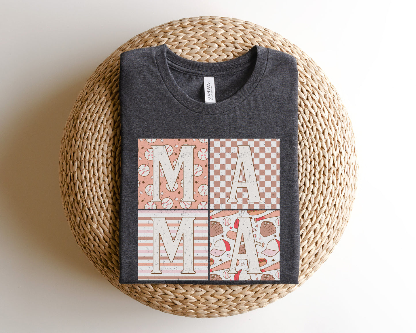 Mama Baseball Square Shirt